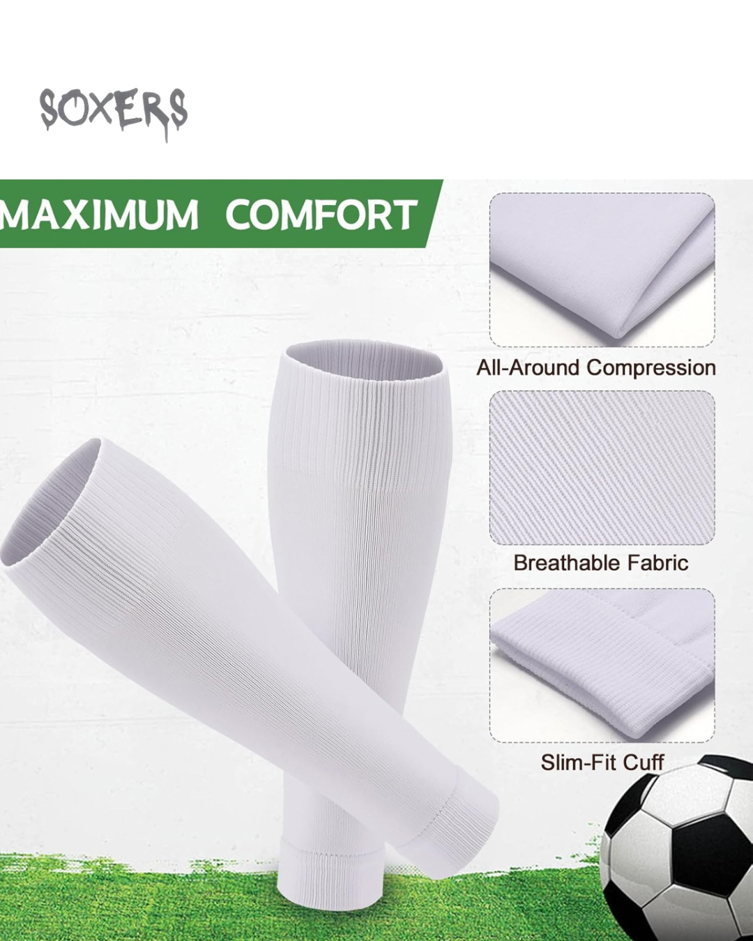 PreCut Footless Socks Nylon
